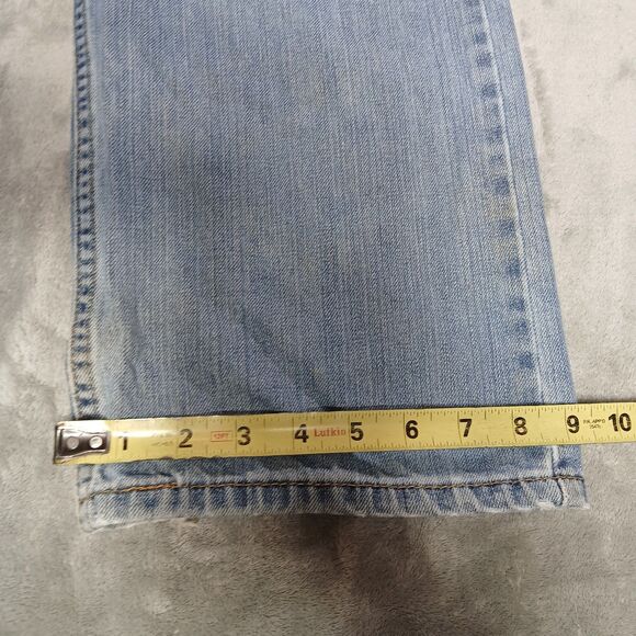 Vintage Levis Mens 36x28 (Tag 34x30) Blue 569 Loose Straight Denim Jeans Grunge - Picture 7 of 13